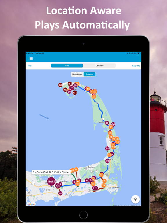 Cape Cod GPS Audio Tour Guide screenshot 2