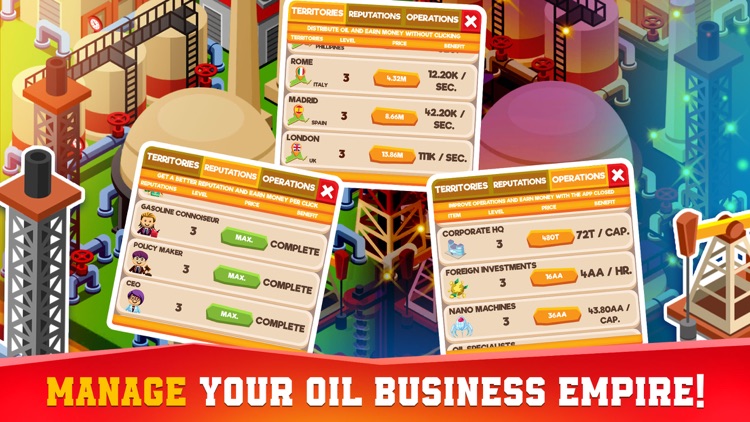 Oil Tycoon: Idle Empire Games screenshot-3