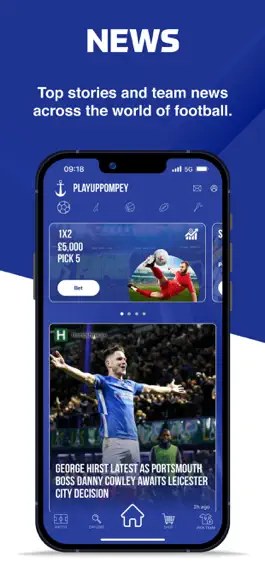 Game screenshot Play Up Pompey - Live Scores mod apk