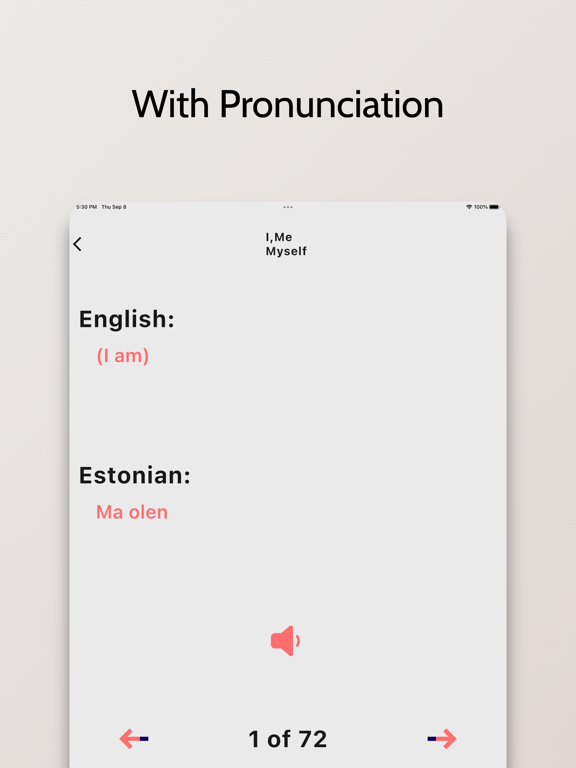 Learn Estonian Phrases & Wordsのおすすめ画像4