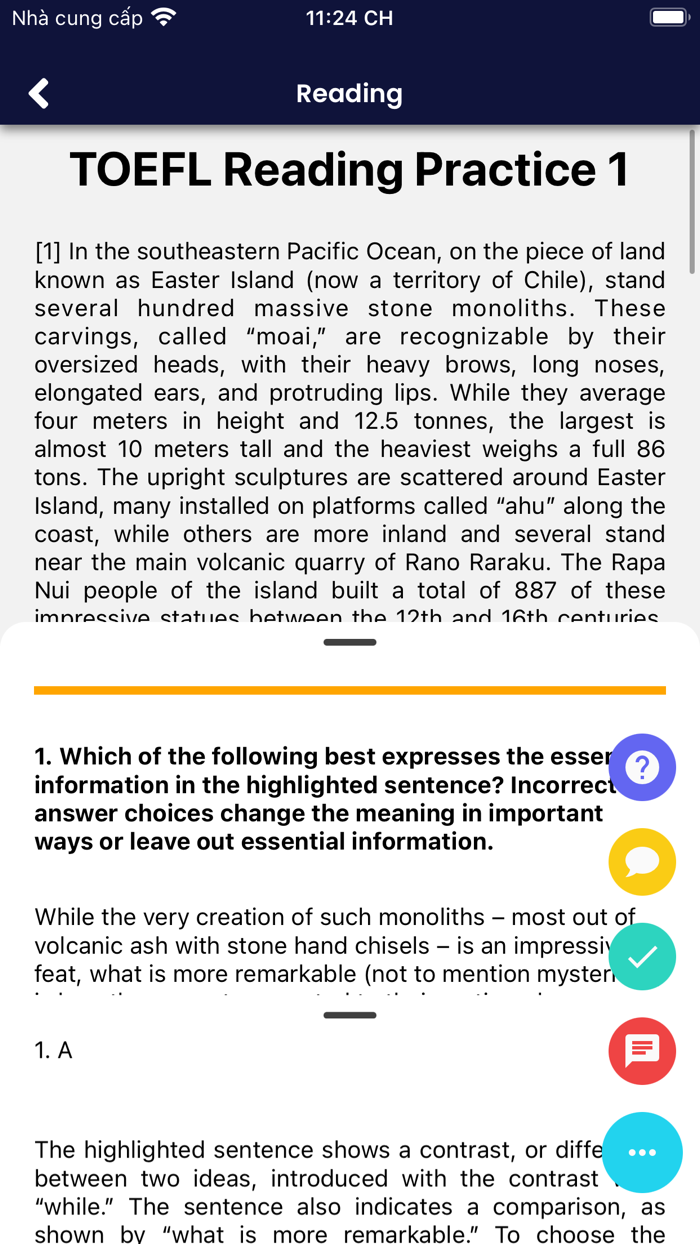 TOEFL Practice Test 2022