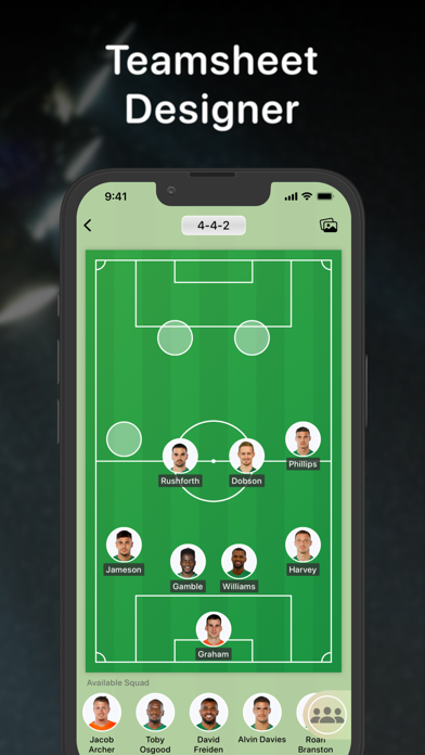 Teamsheet - Soccer Formation screenshot 2