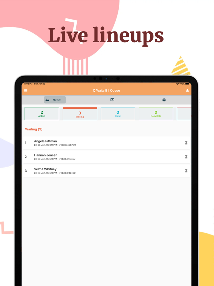 Q Waits B virtual queue mgmt