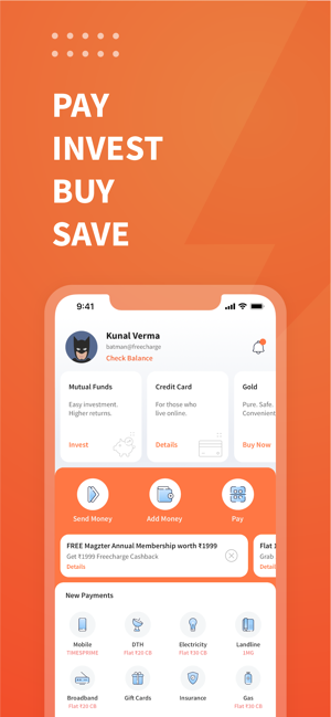 Freecharge: Payments & Finance(圖1)-速報App