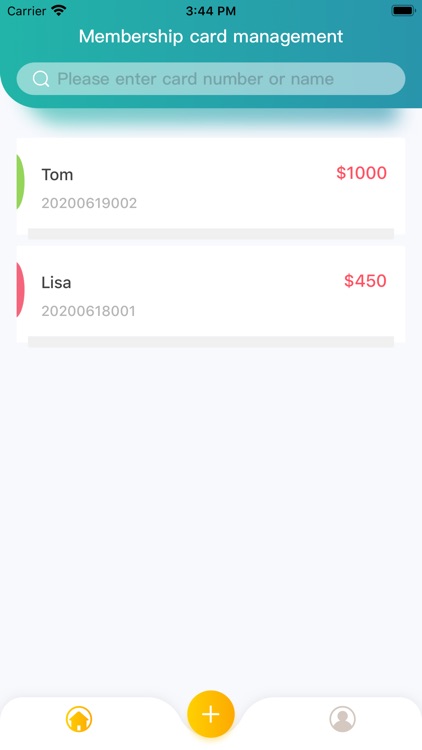 Membership Card Management