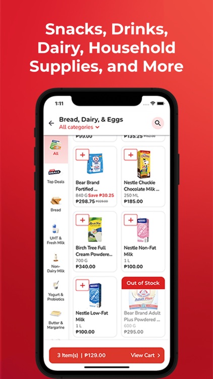 DART: Groceries in minutes