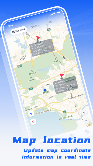 Coordinate map, query location screenshot 3