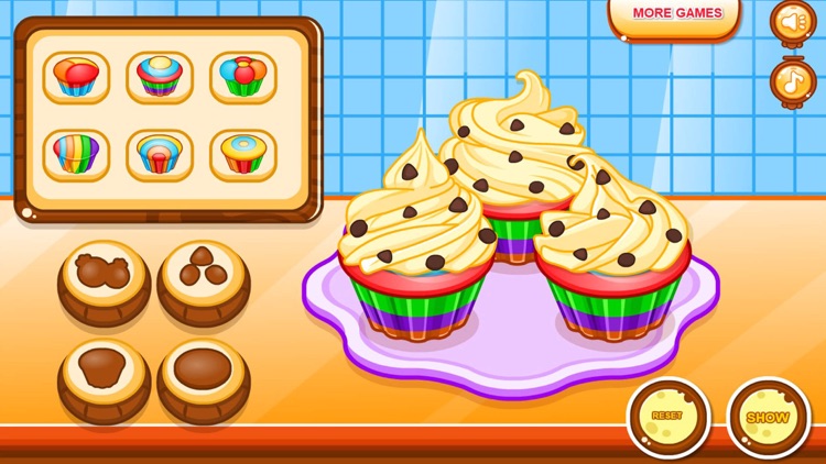 Cooking colorful cupcakes game screenshot-9