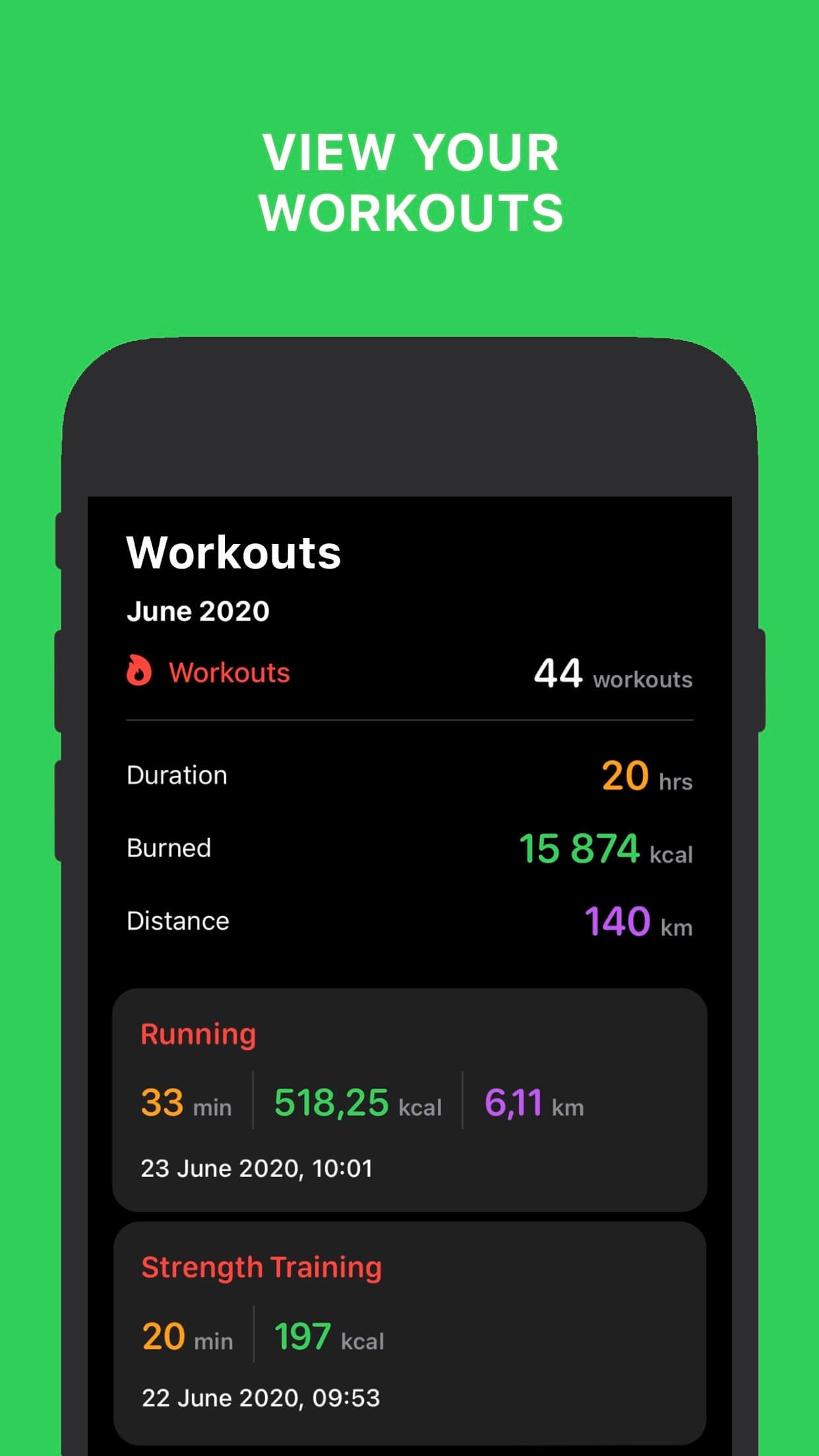 Screenshot do app Activity Tracker+