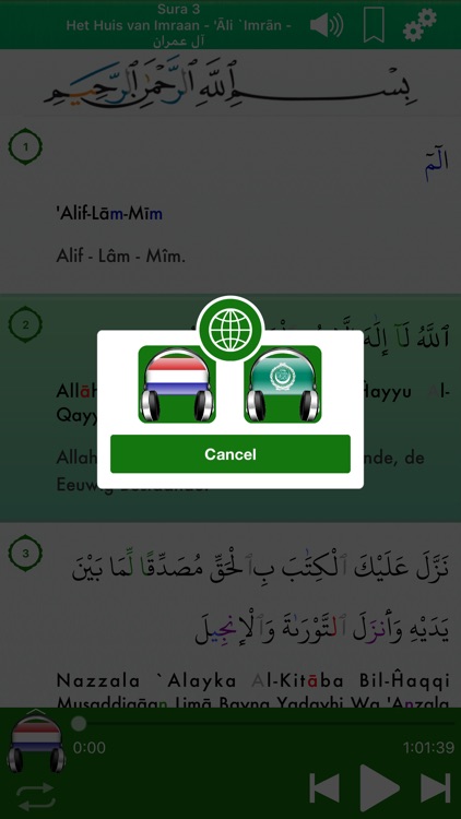 Quran Audio mp3: Dutch, Arabic screenshot-3