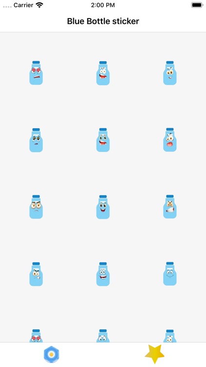 Blue Bottle sticker