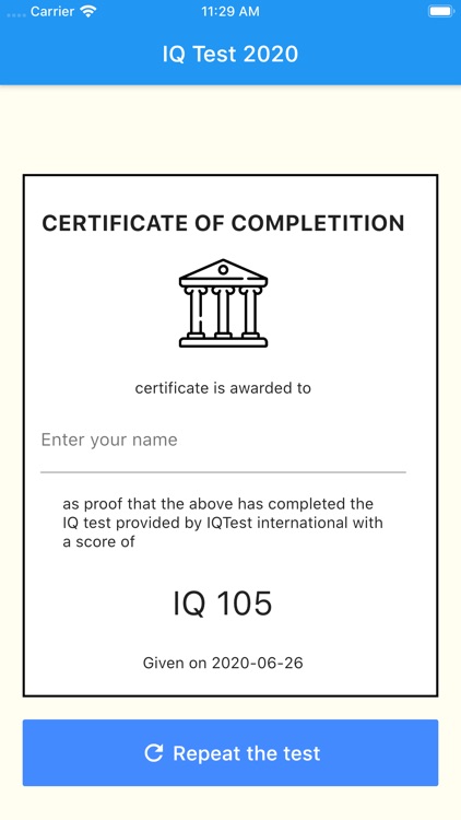 IQ Test 2020 screenshot-3