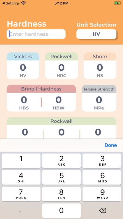 Hardness Unit Converter