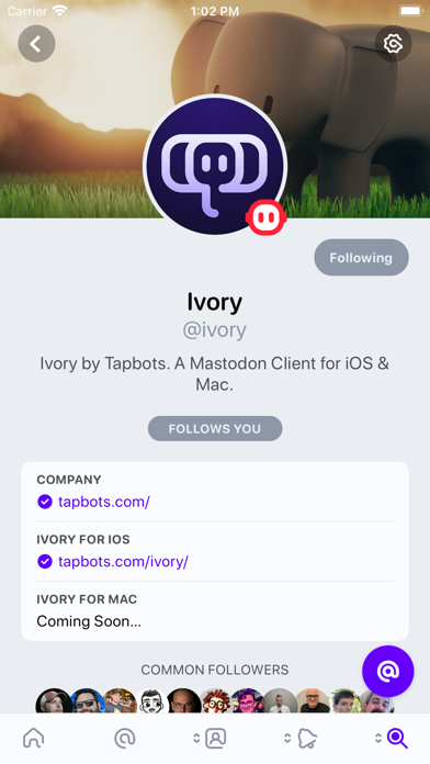 Ivory for Mastodon by Tapbots screenshot 3