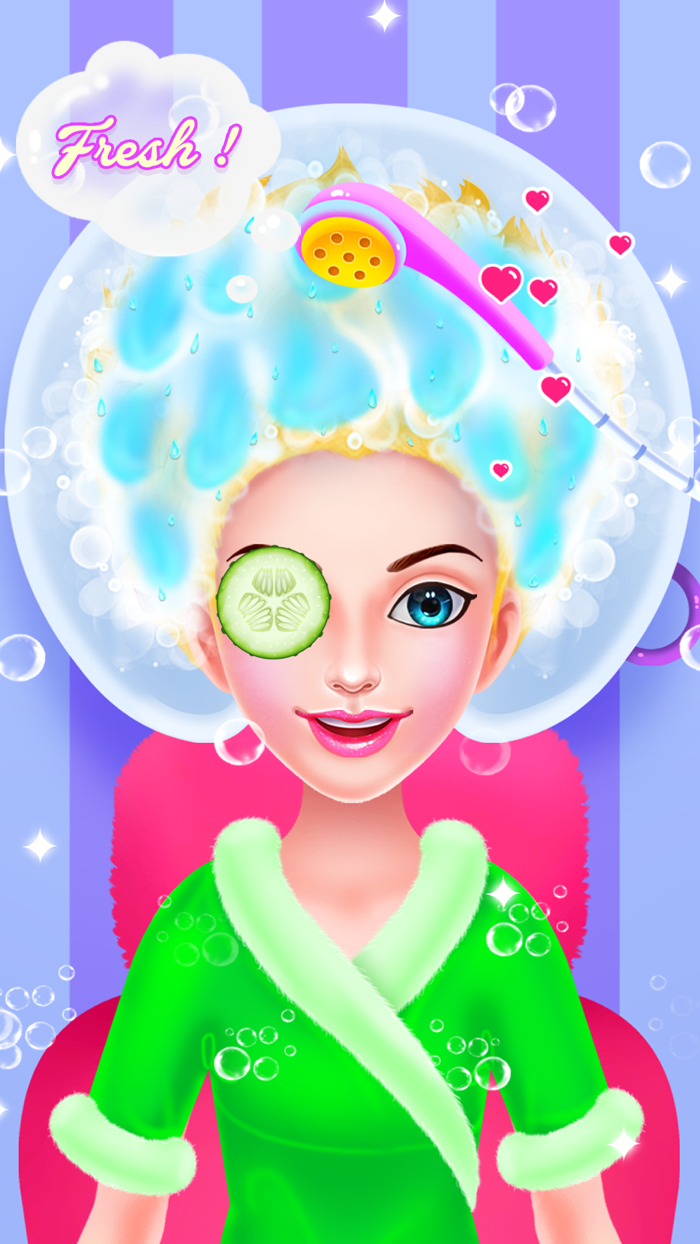 Princess at Wedding Hair Salon