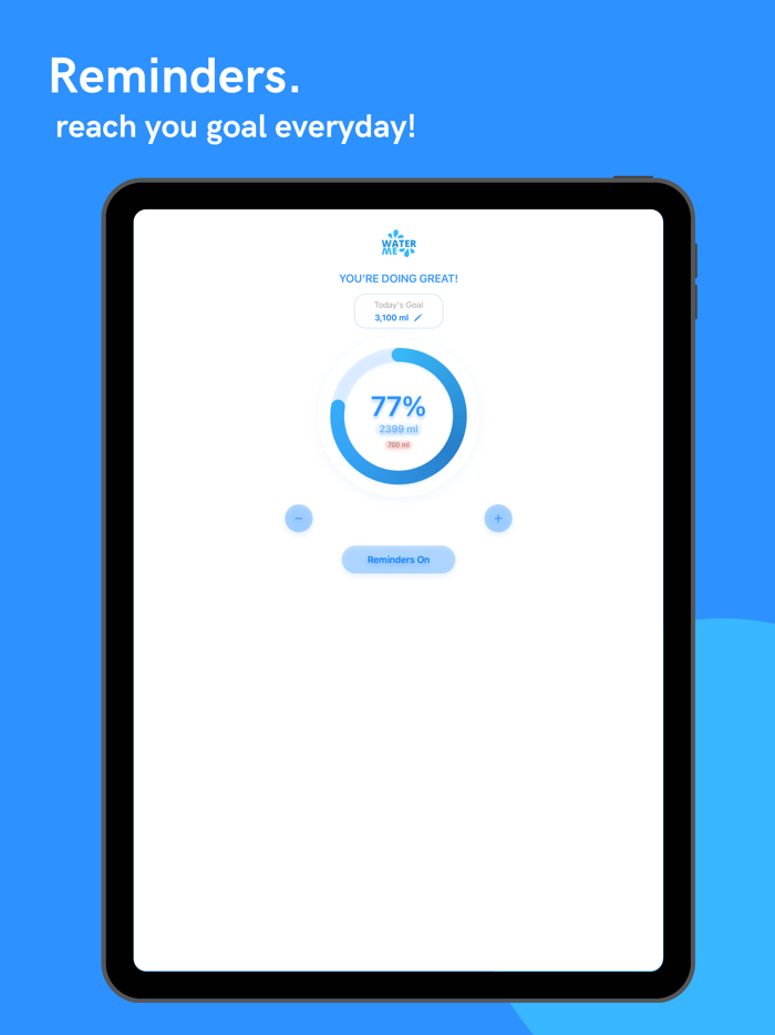 WaterMe Drink Water Reminder