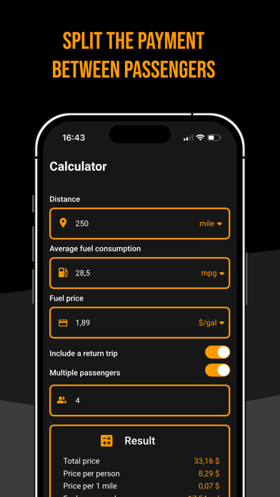Fuel Calculator - Pro screenshot 3