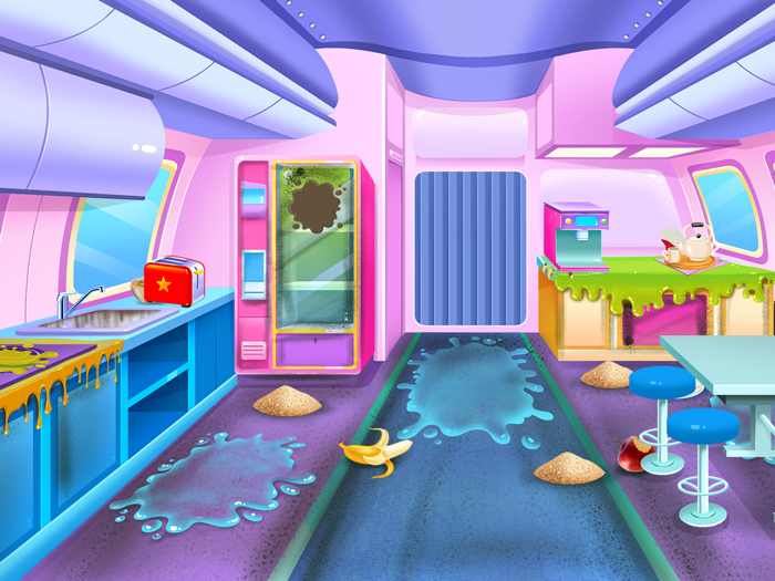 Modern Train Washing Salon