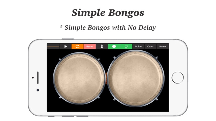 Bongos + - Drum Percussion Pad