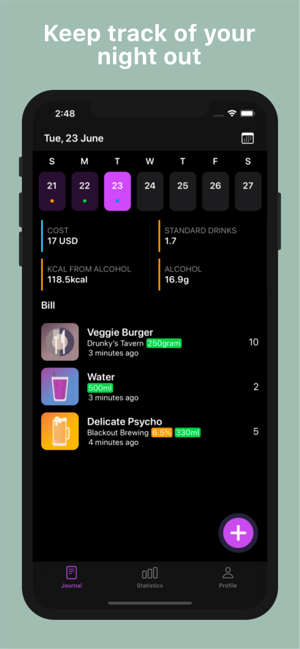 Drunky - Alcohol Tracker(圖1)-速報App