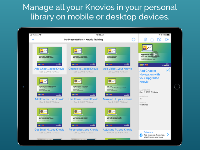 Knovio Video Presentations