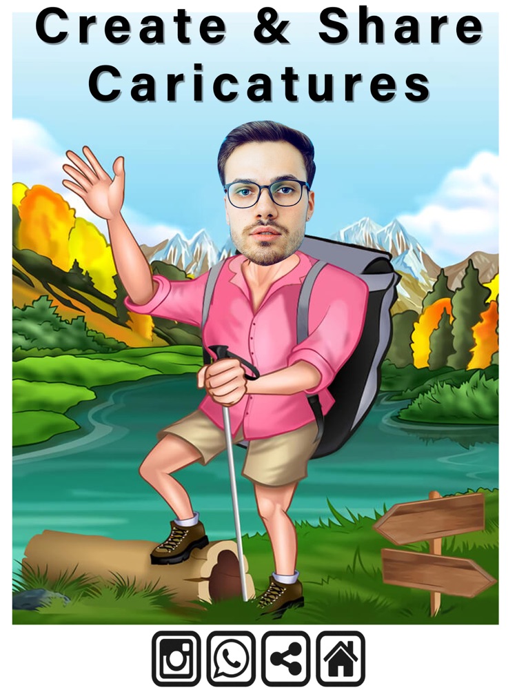 Caricature Cartoon Maker Photo App for iPhone - Free Download