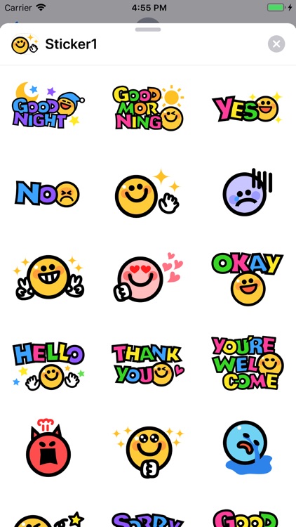 Smiley face Sticker 1