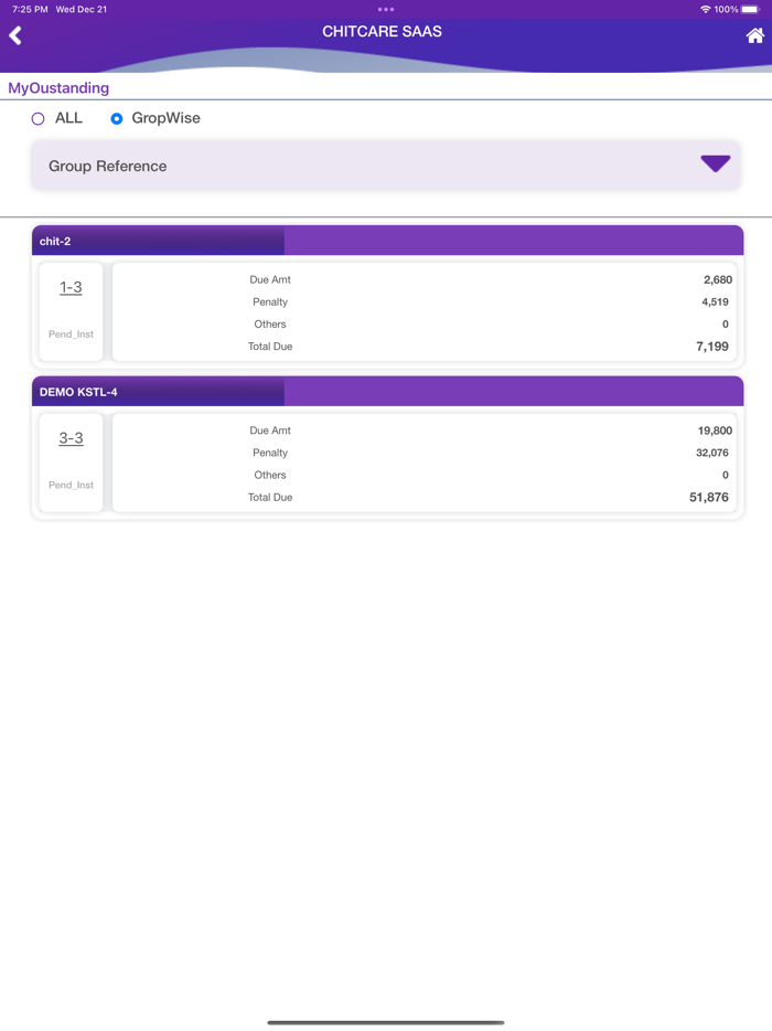 Chitcare SAAS Member