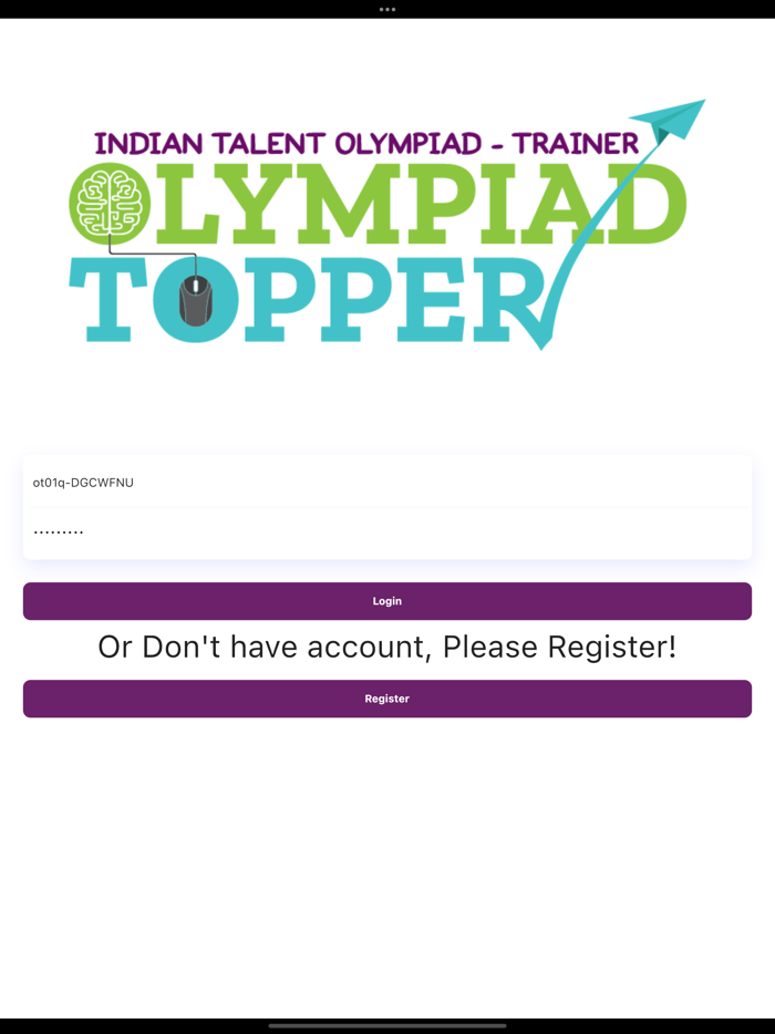 Olympiad Topper