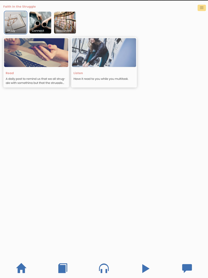 Faith in the Struggle