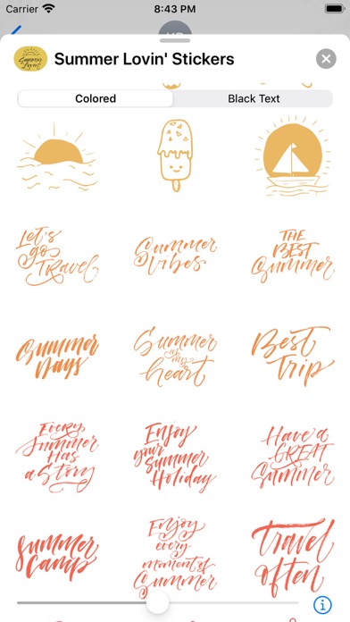 Summer Lovin' Stickers screenshot 4