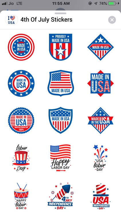 4th of July Day Stickers screenshot-3