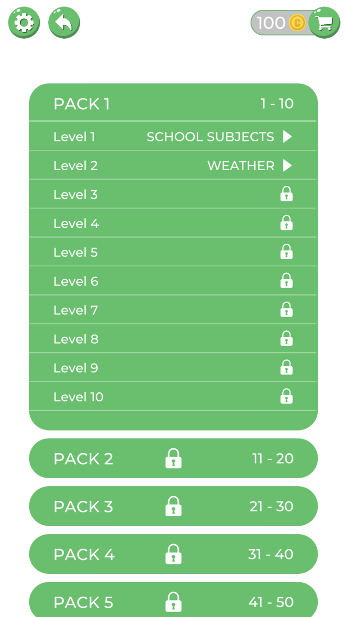Word Lines Word Search