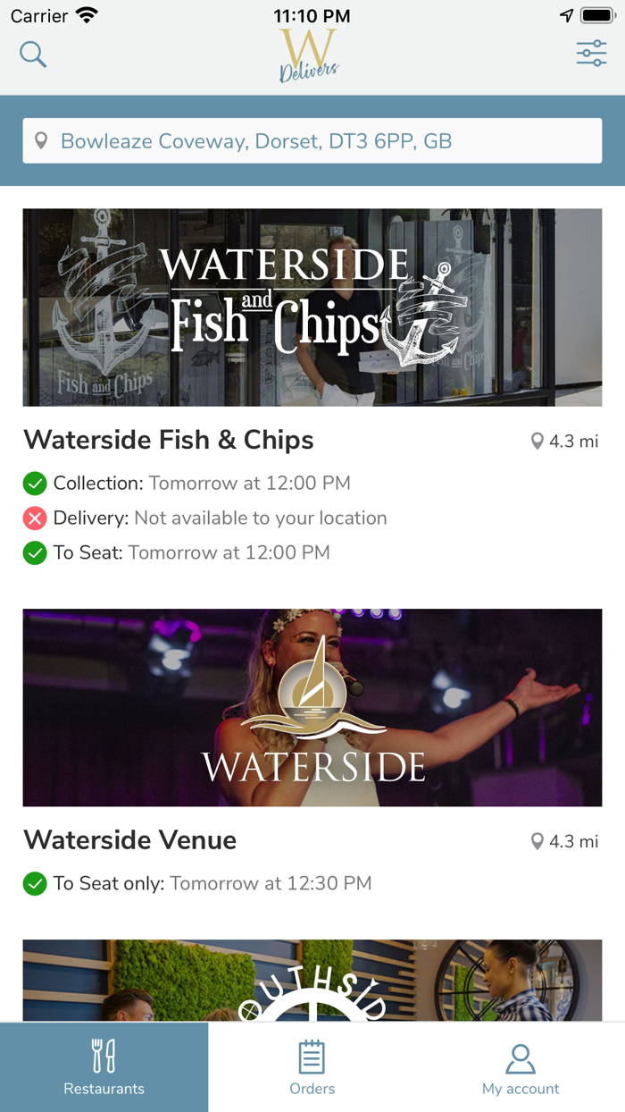 Waterside Delivers