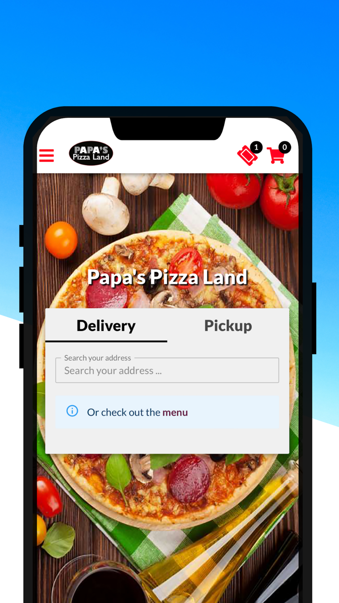 Papas Pizza Land Shop