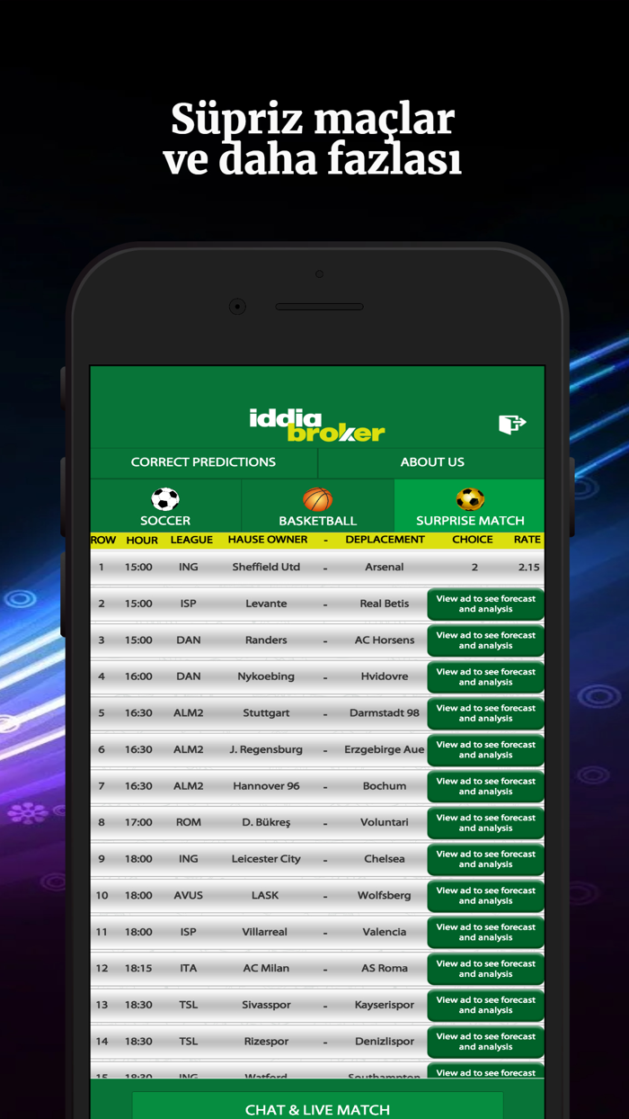 iddia Broker - Maç Analizi