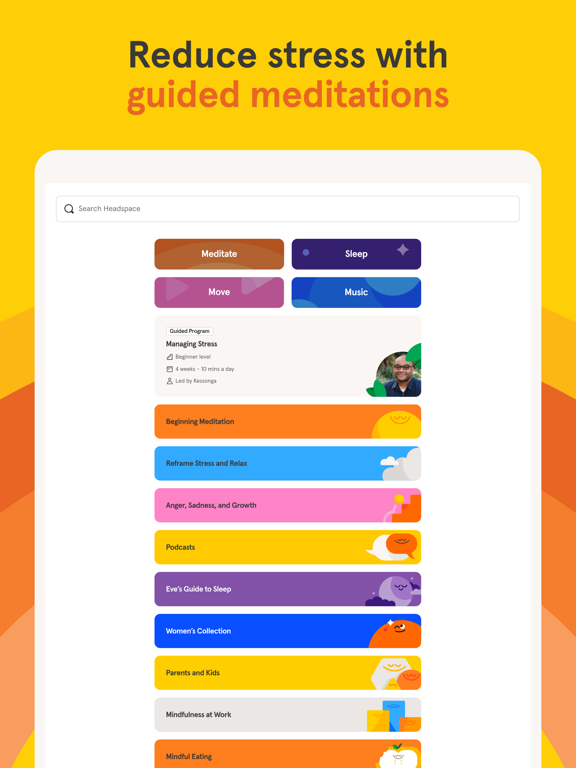 Headspace: Mindful Meditation screenshot 2