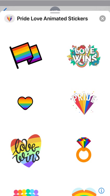 Pride Love Animated Stickers