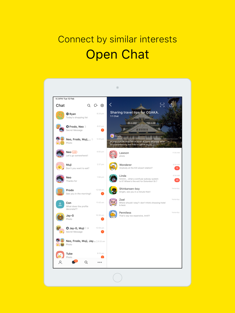 Kakaotalk for ipad