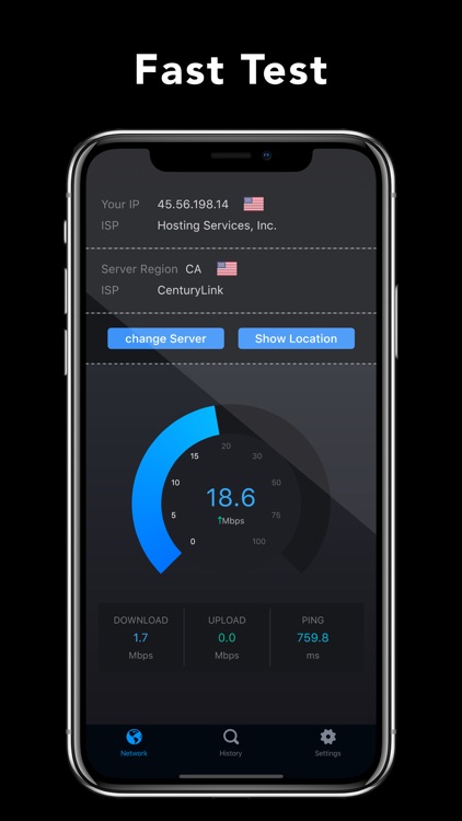 Fast Rocket - Network Test