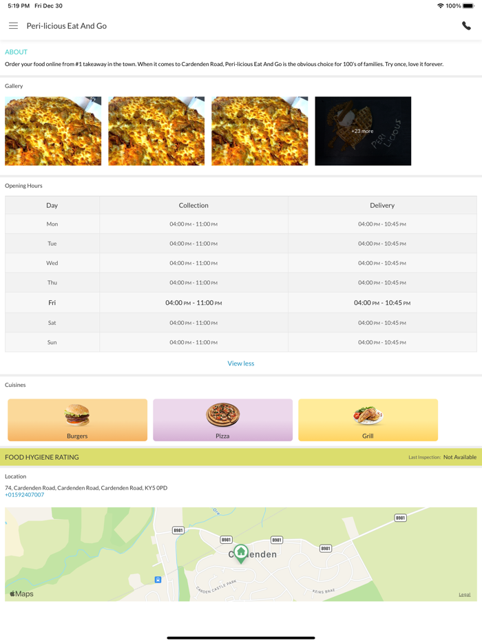 Peri-licious Eat And Go