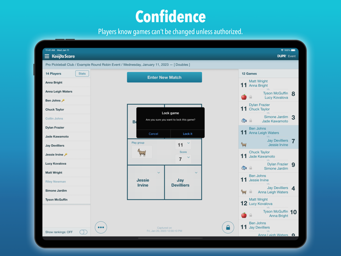 KeepaScore Pickleball Edition