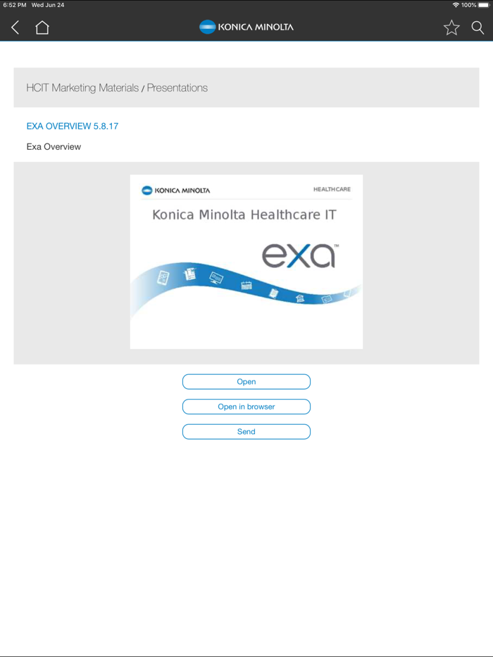 Konica Minolta Sales App