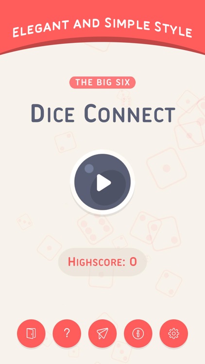 Dice Connect - Big Six