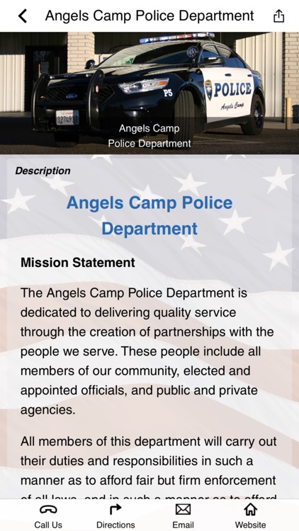 Angels Camp PD