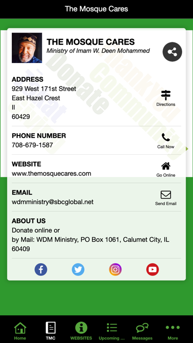 The Mosque Cares:WDM Ministry screenshot 2