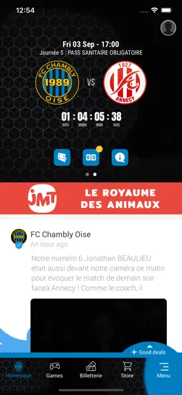 Game screenshot FC Chambly Oise mod apk