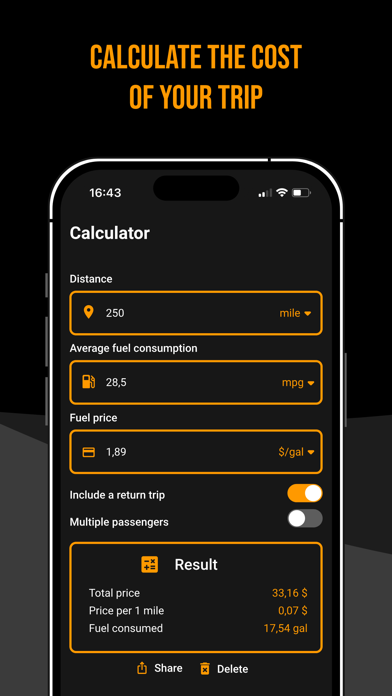 Fuel Calculator - Pro screenshot 2