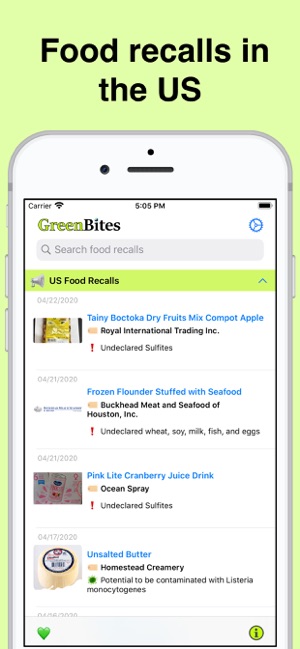 US Food Recalls(圖1)-速報App