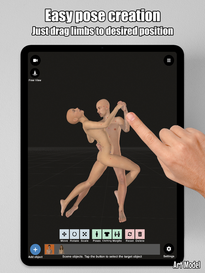 Art Model - Pose  morph tool